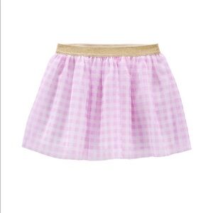 Carter’s NWT tutu skirt purple gingham siZe 3T girls‎